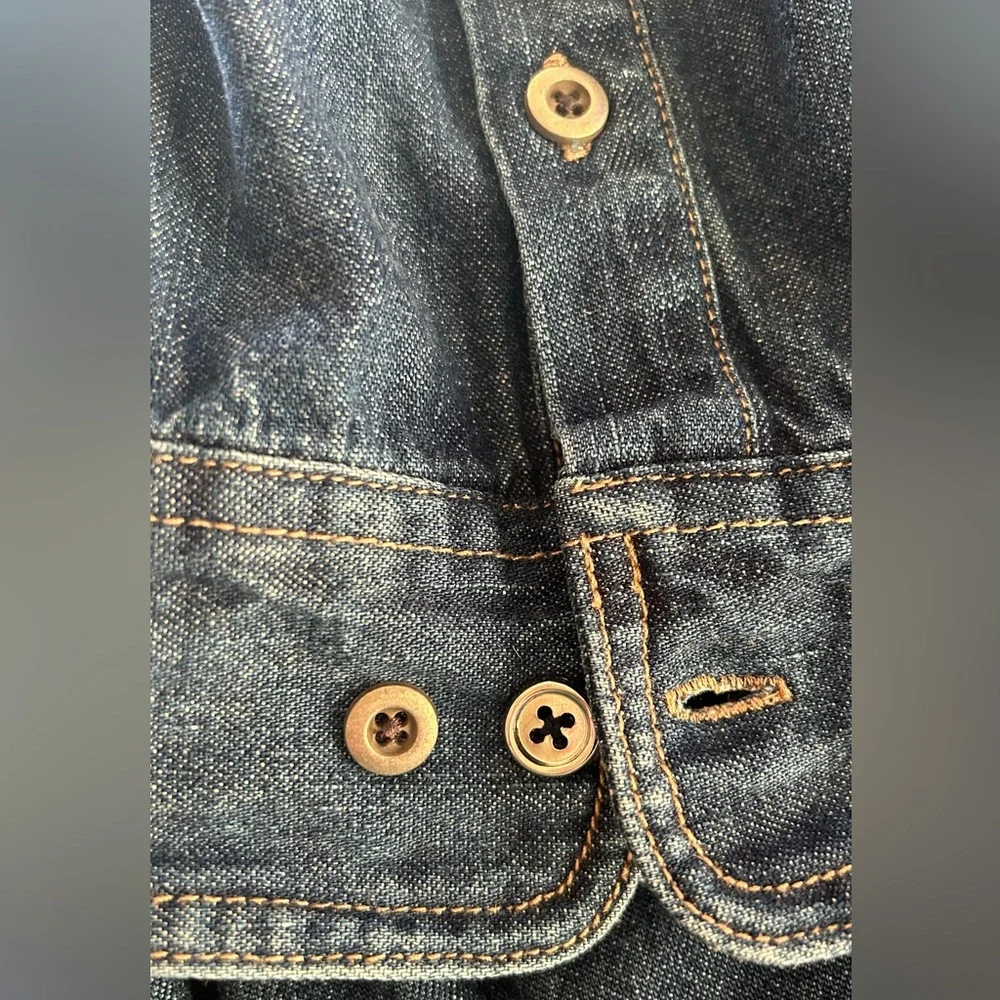 Harley Davidson x Warner Bros Taz Men’s Denim Button‎ Up Shirt Size Medium